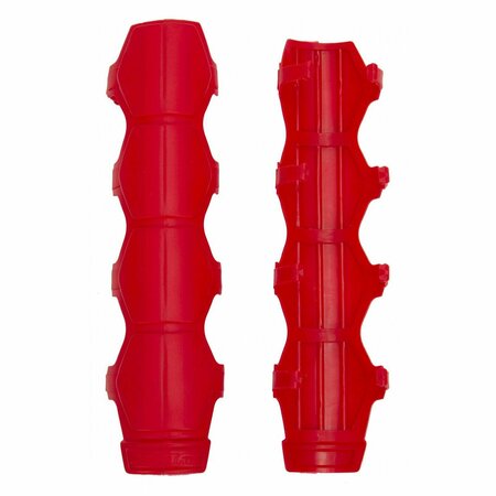 DAYSTAR Universal Shock and Steering Stabilizer Armor Red Includes Mounting Rings, 4PK KU71127RE